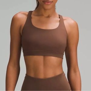 NWT Lululemon Energy Bra Java